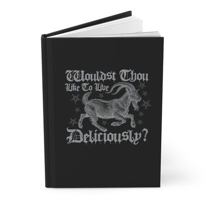 Live Deliciously Hardcover Journal Matte