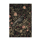 Crow in the Garden Matte Vertical Poster