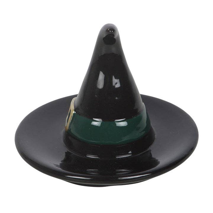 Black Witch Hat Halloween Trinket Dish