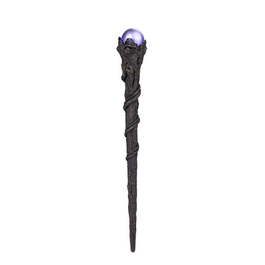 Purple Stone Greenman Wand
