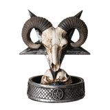 Ram Skull Pentagram Backflow Incense Burner