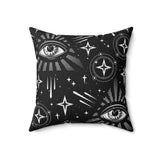 Cosmic Eyes Spun Polyester Square Pillow