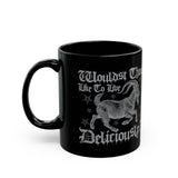 Live Deliciously Black Mug (11oz, 15oz)