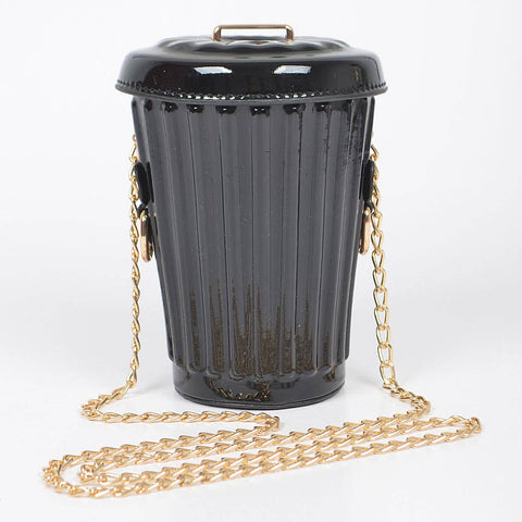 Trash Can Inspired Clutch