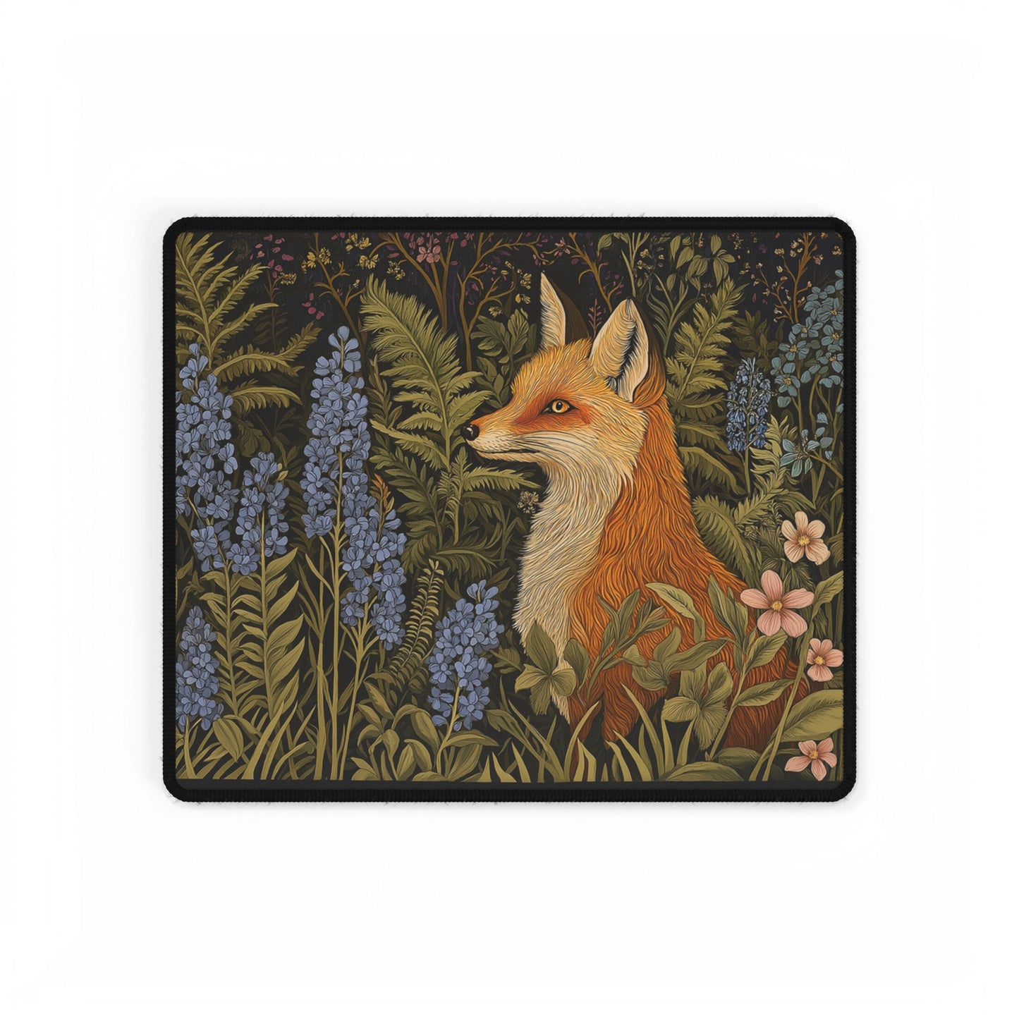 Fox in the Garden Desk Mats