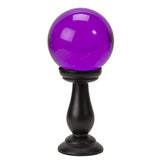 Purple Crystal Ball On Stand