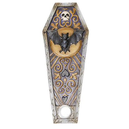 Bat Coffin Shaped Incense Burner