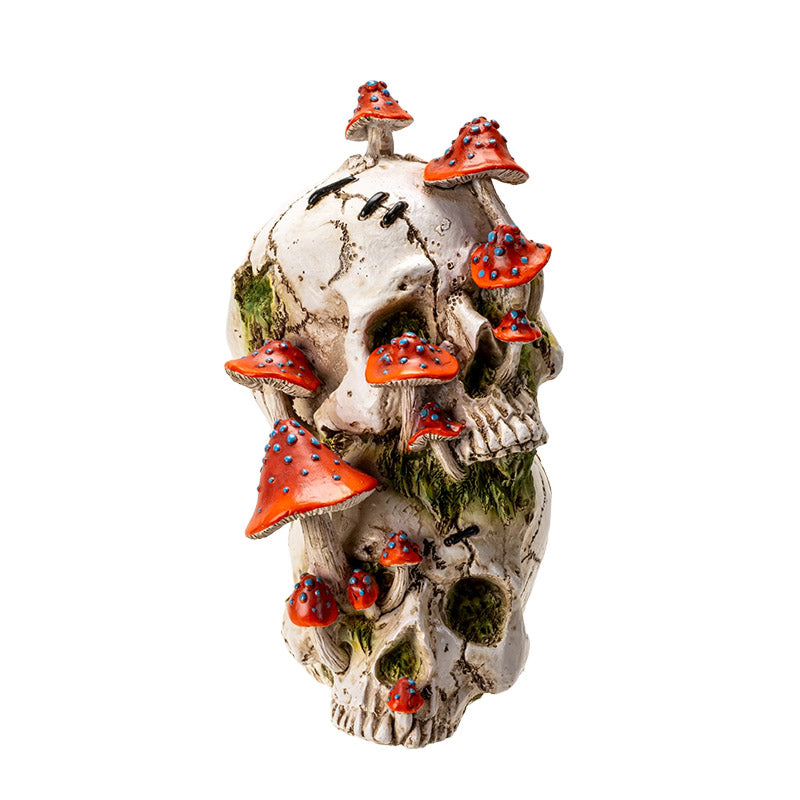 Double Skulls With Mushrooms