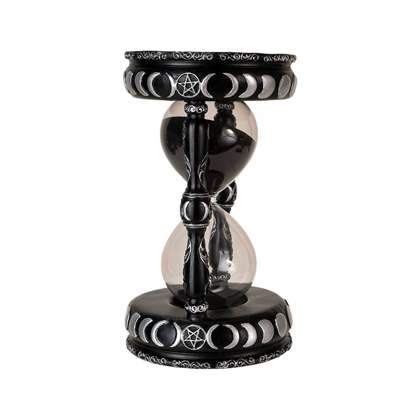 Mystic Black Cat Sand Timer