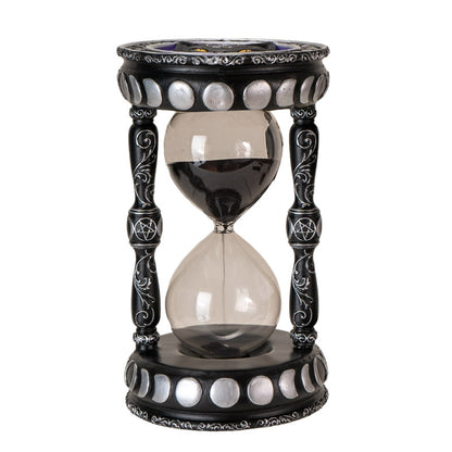 Mystic Black Cat Sand Timer