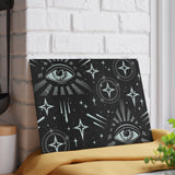 Cosmic Eyes Glass Cutting Board