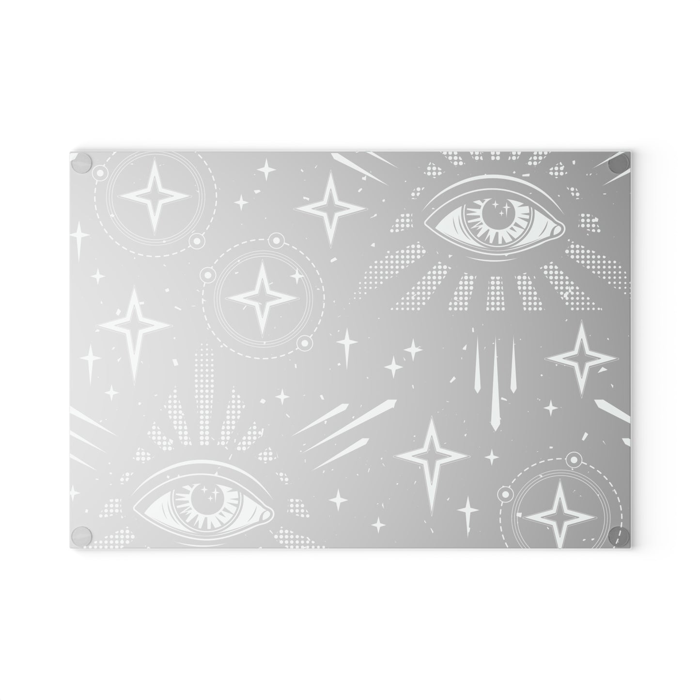 Cosmic Eyes Glass Cutting Board