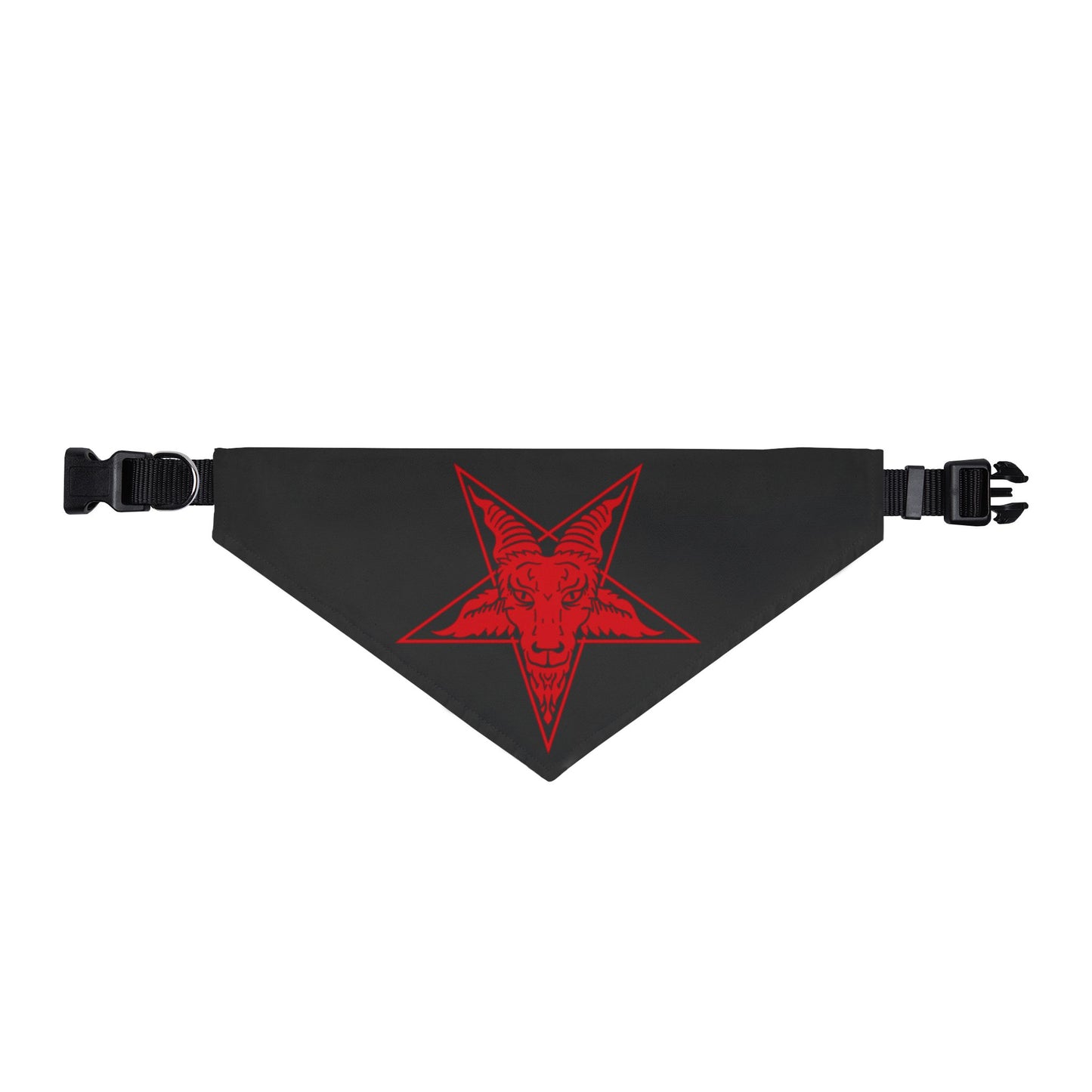 Baphomet Clip-On Pet Bandana