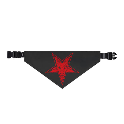 Baphomet Clip-On Pet Bandana