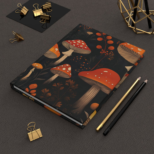 Mushrooms Hardcover Journal Matte