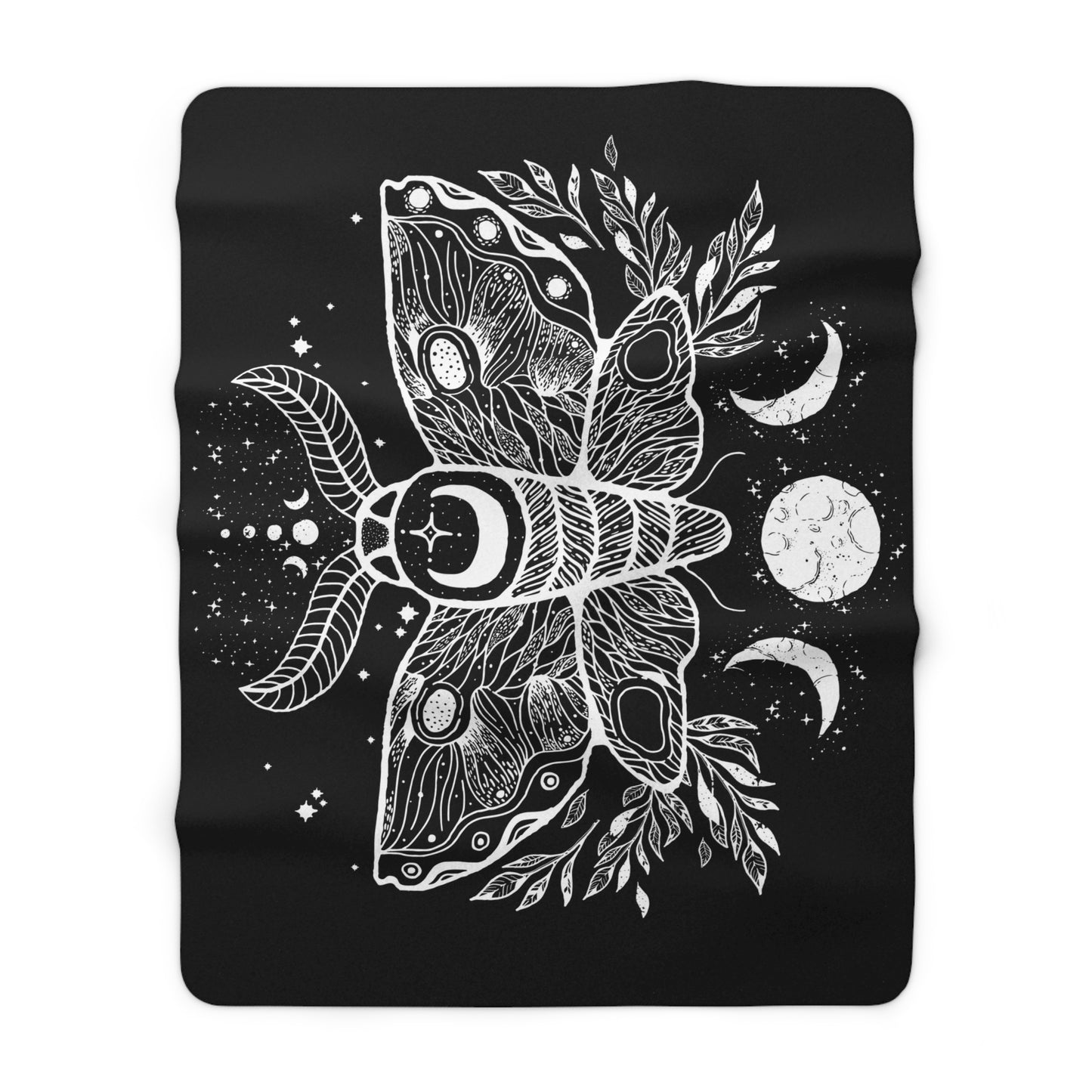 Luna Moth Sherpa Blanket