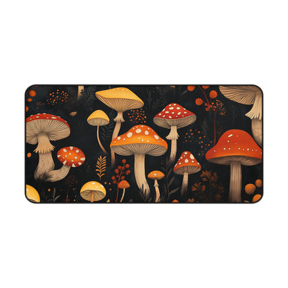 Mushrooms Desk Mat