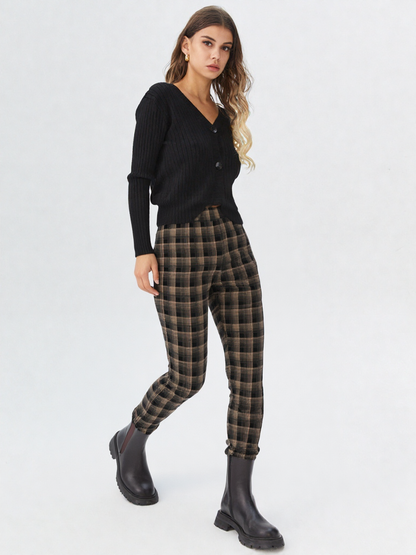 Oxford Plaid Leggings