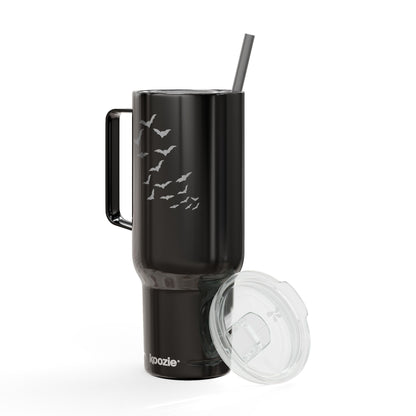 Batty Engraved 40oz Insulated Tumbler with Lid - Black Travel Mug