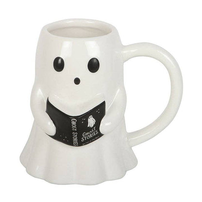 Ghost Stories Reading Ghost Halloween Mug