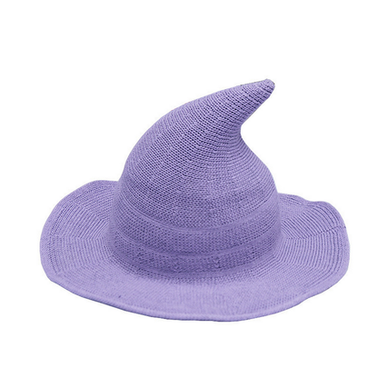 Classic Halloween Witch Hat Knit Pointed Top_CWAH3990