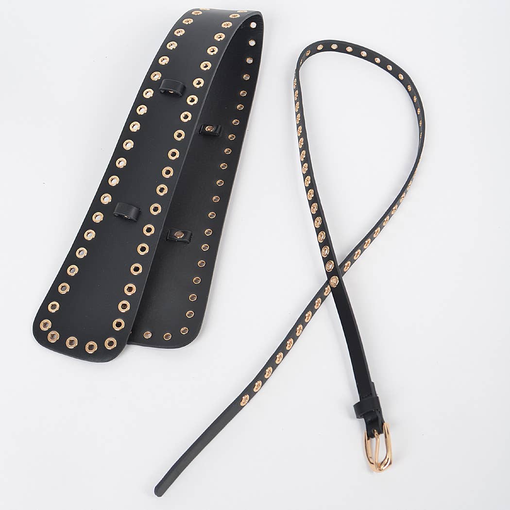 Full Eyelet Waist Belt