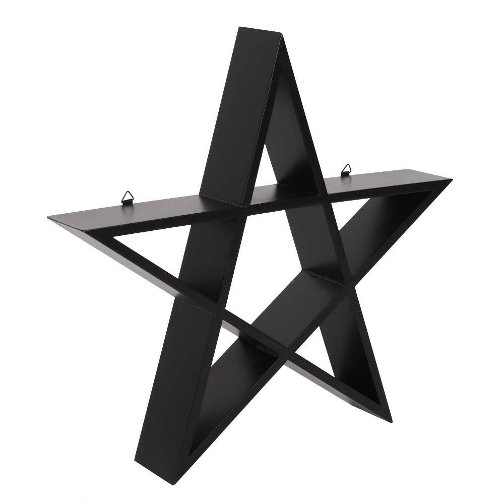 Pentagram Star Wall Shelf