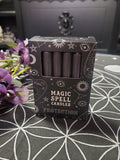 Magic Spell Candles, Black Pack of 12