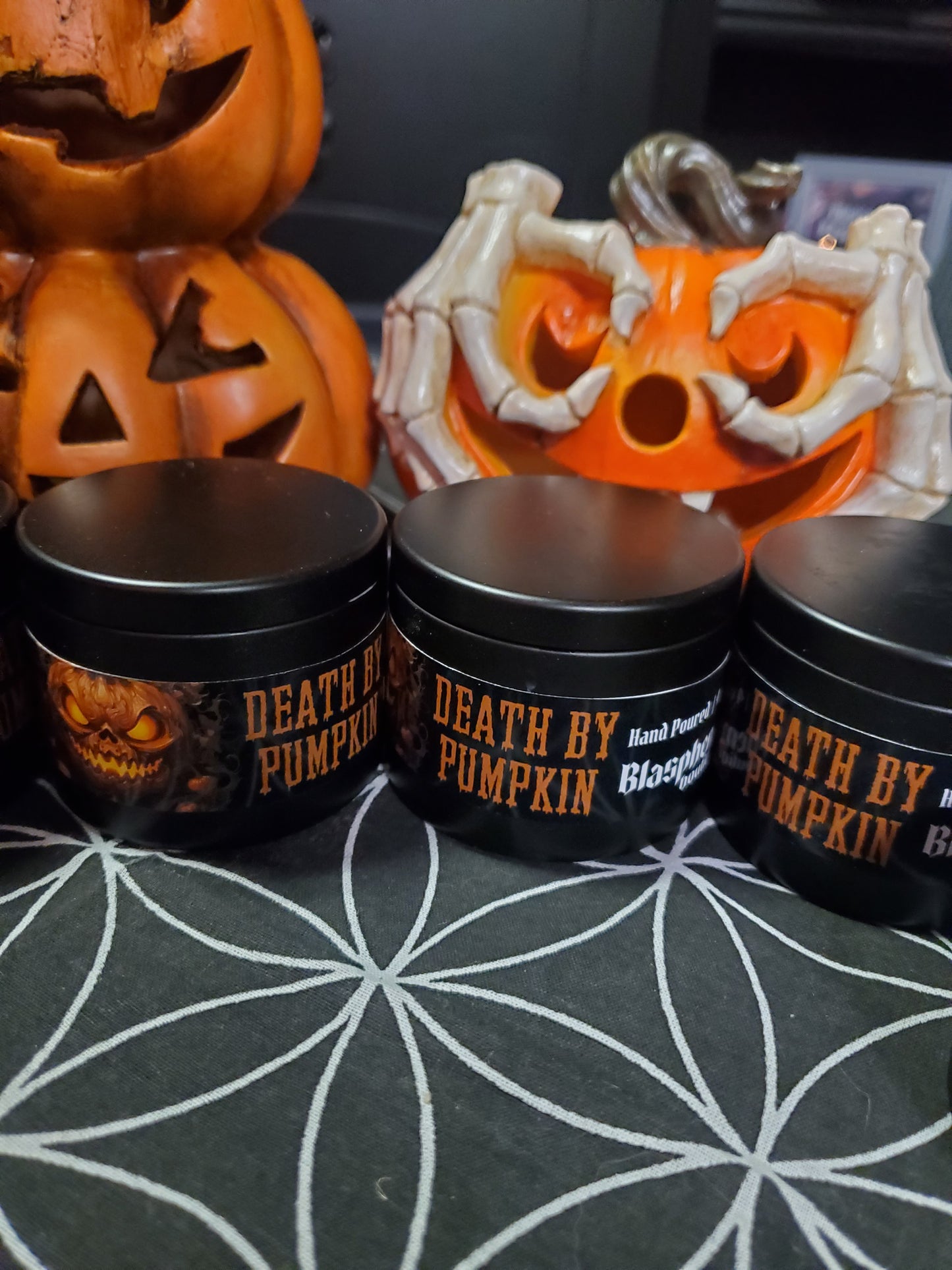 Death by Pumpkin Blaspheme Boutique Signature Candles