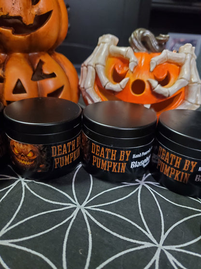 Death by Pumpkin Blaspheme Boutique Signature Candles