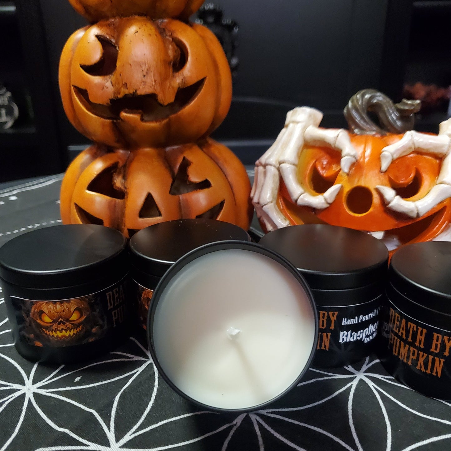 Death by Pumpkin Blaspheme Boutique Signature Candles