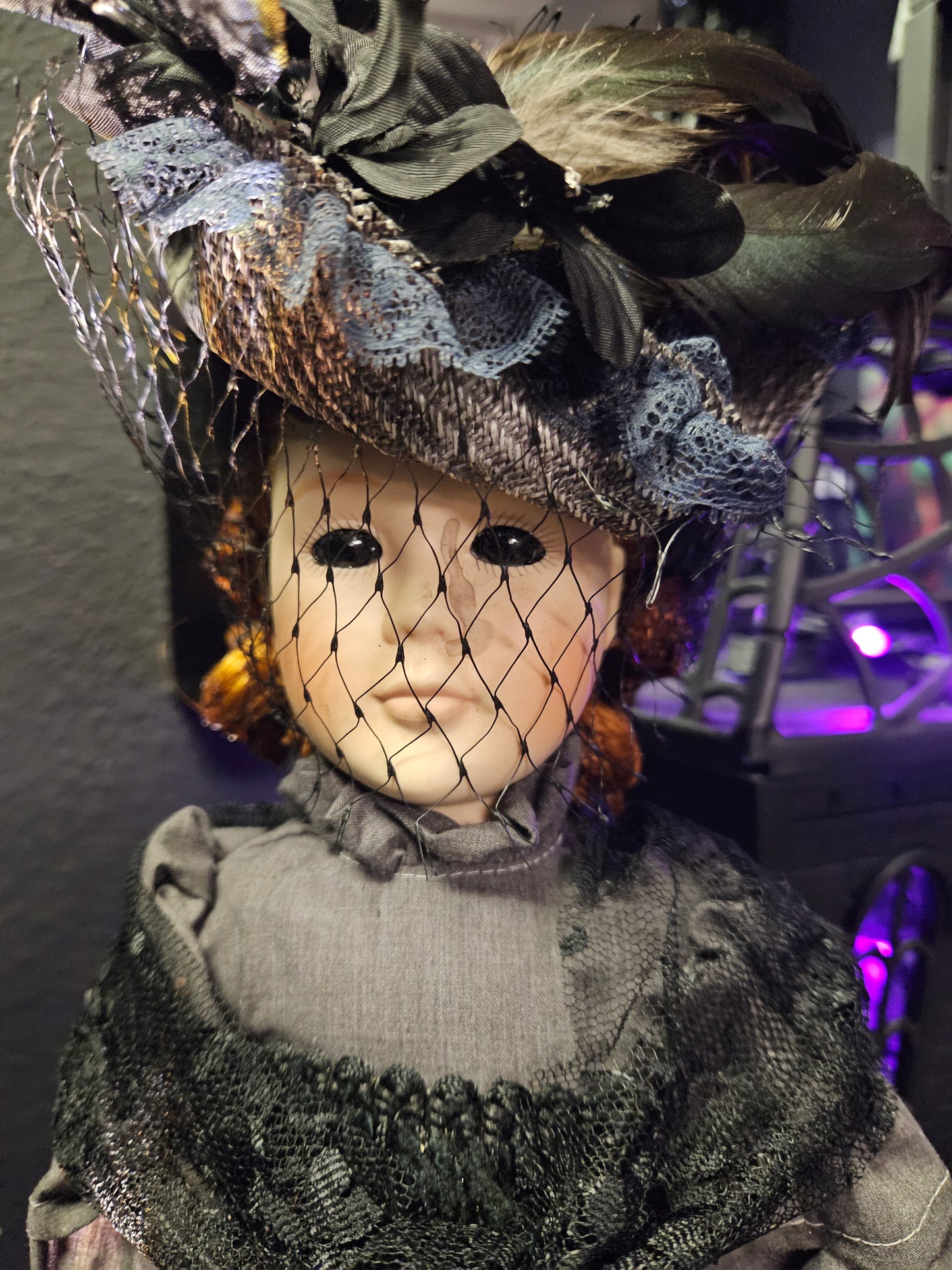 Ethel Victorian Mourning Doll