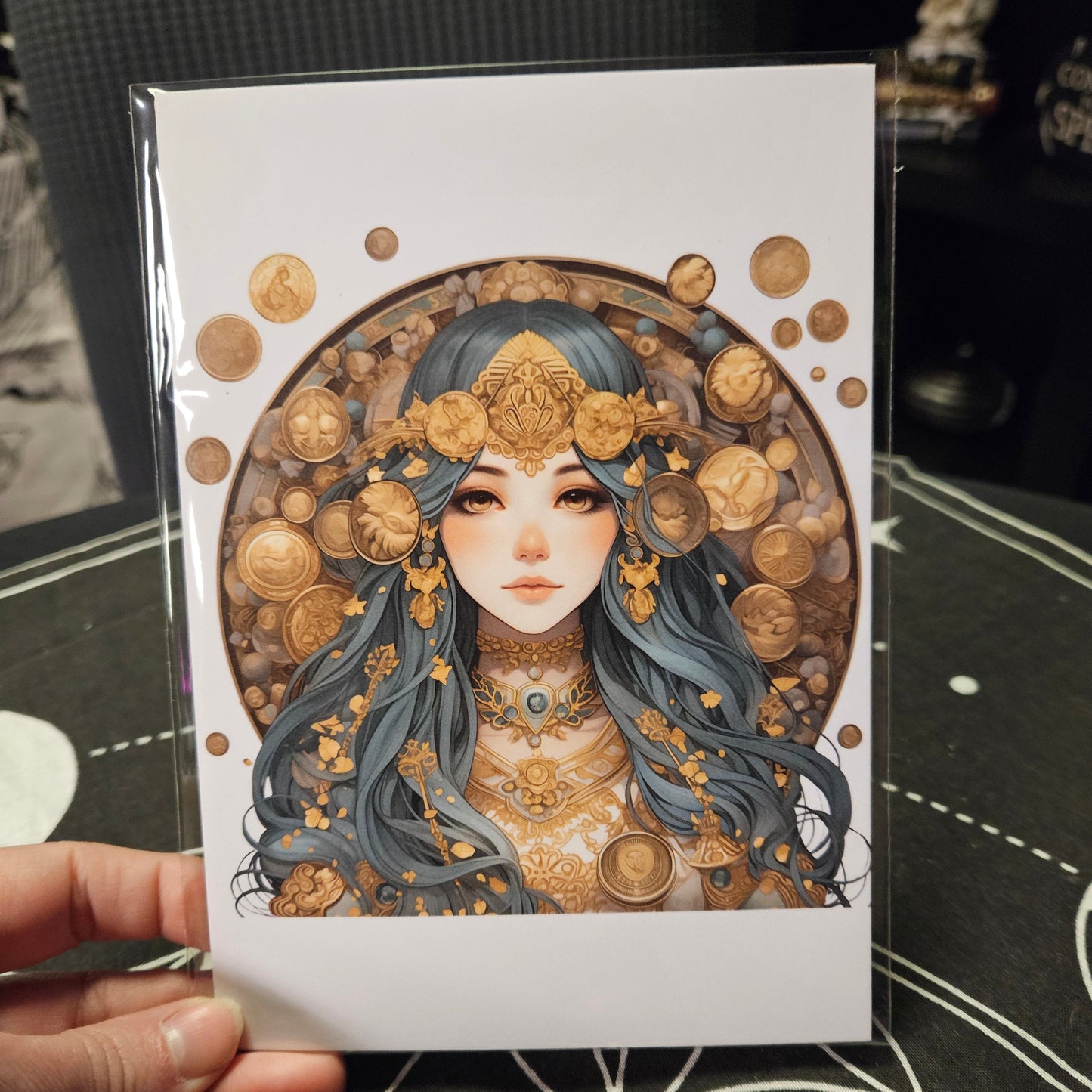 Tyche Art Nouveau 5x7 Print