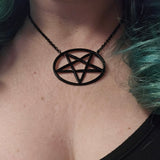 Pentagram Chain Choker