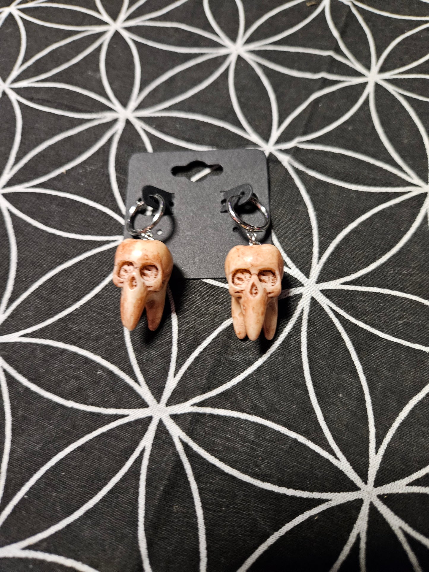 Skull Teeth Earrings