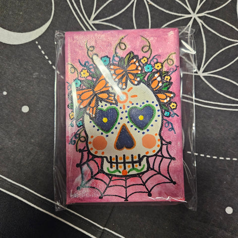 Sugar Skull Canvas Painting