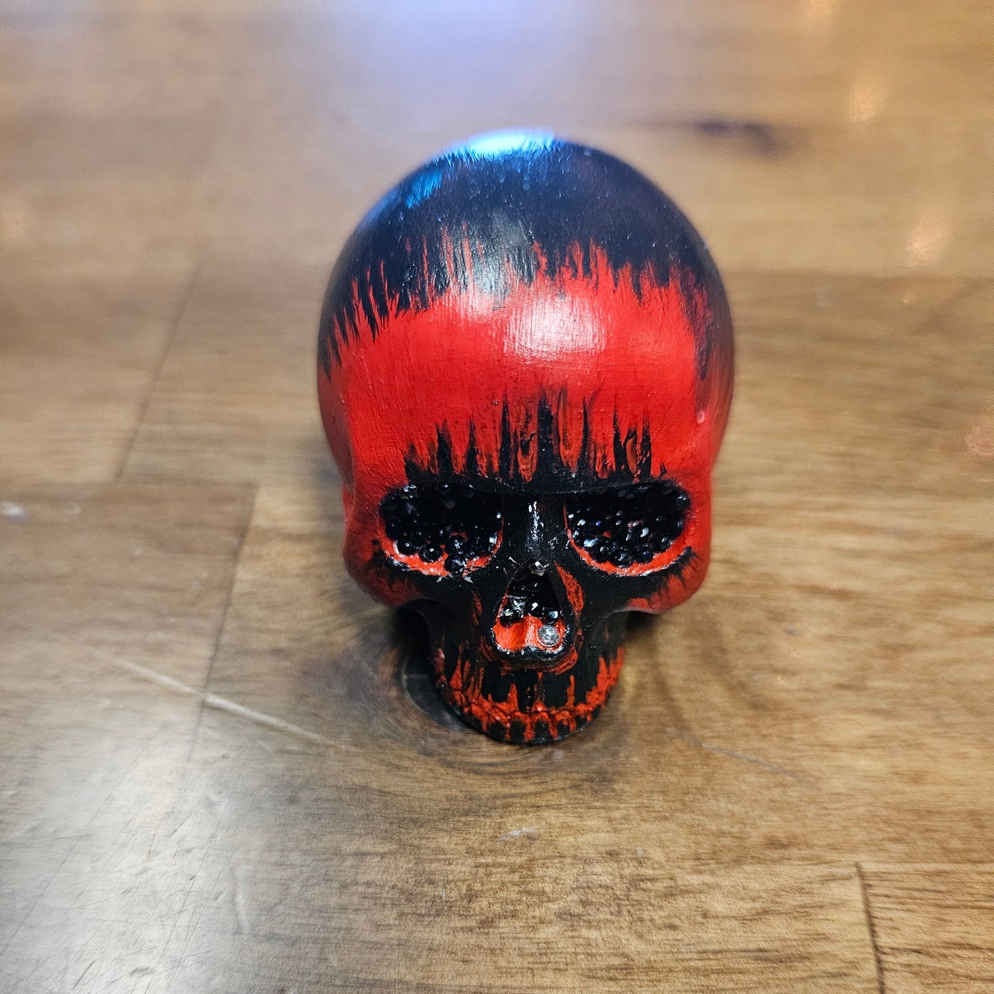 Crimson Falls Painted Altar Skulls