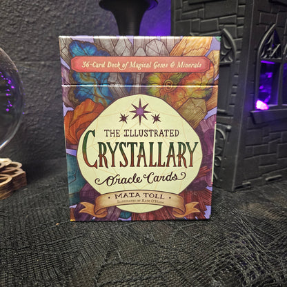 The Illustrated Crystallary Oracle Cards: 36-Card Deck of Magical Gems & Minerals