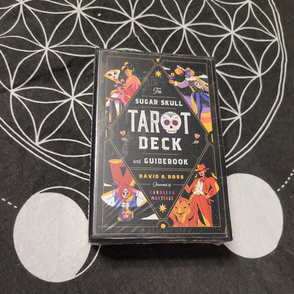 Sugar Skull Tarot Deck and Guidebook by David A Ross