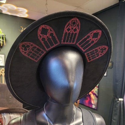 Cathedral Window Wide Brim Hat