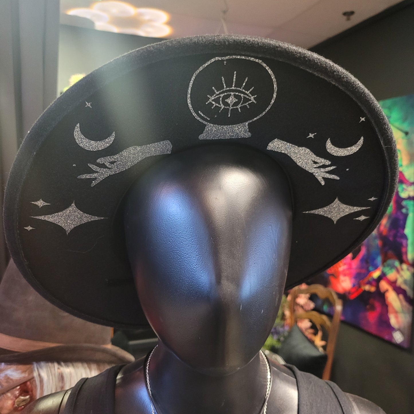 Mystic Crystal Ball Wide Brim Hat