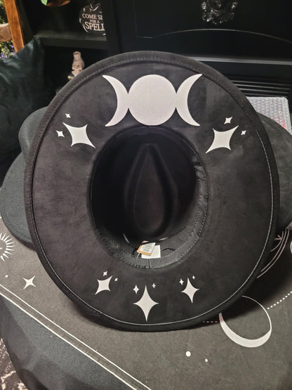 Triple Moon Wide Brim Hat