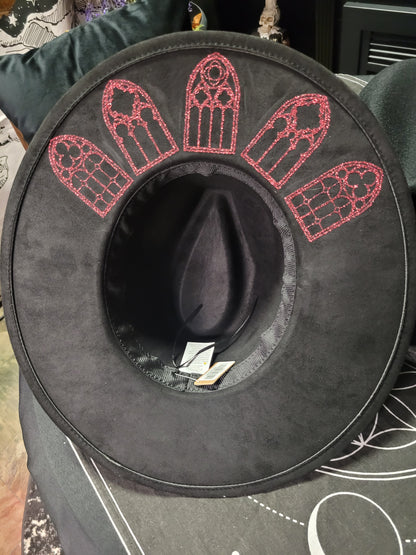 Cathedral Window Wide Brim Hat