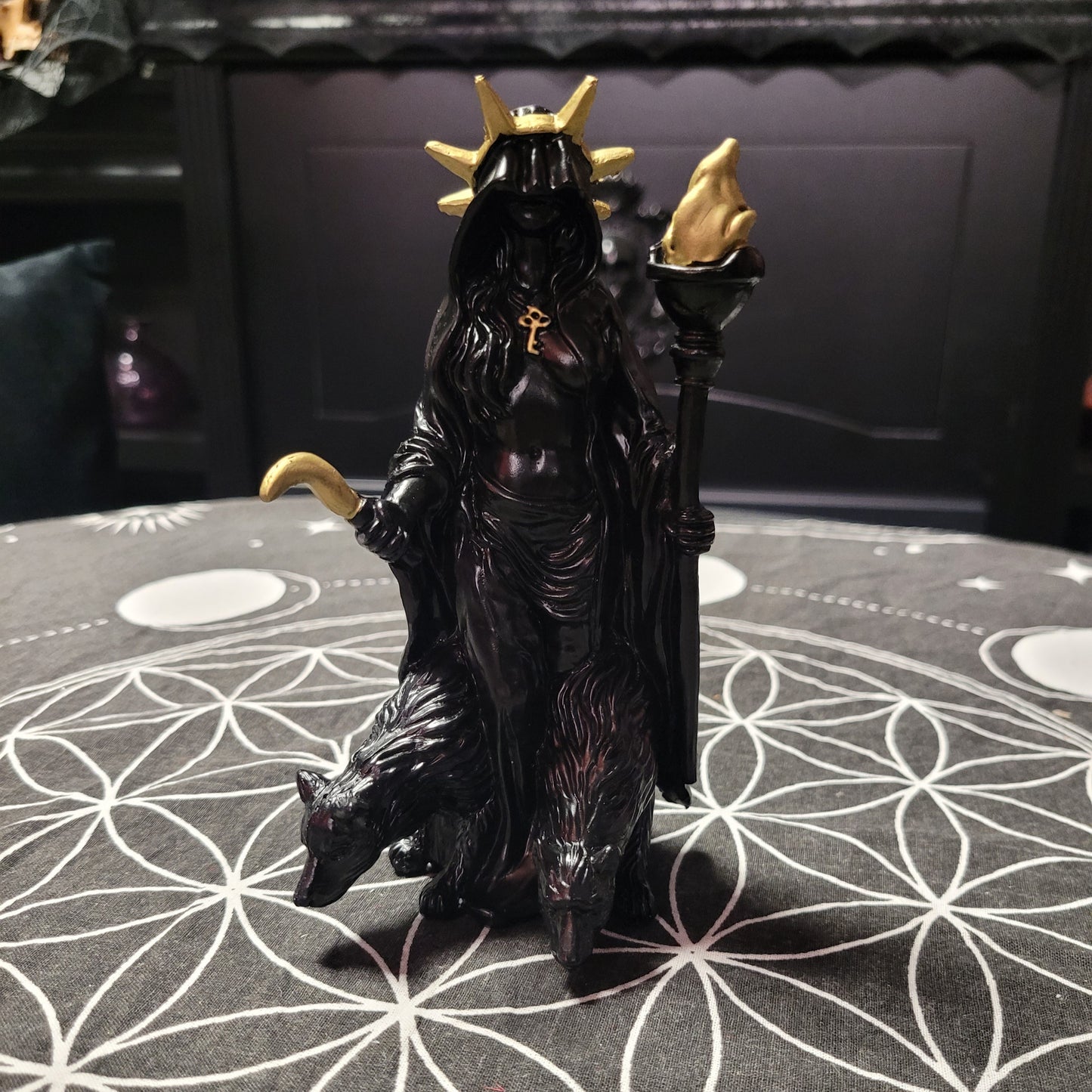 Dark Hecate Statue