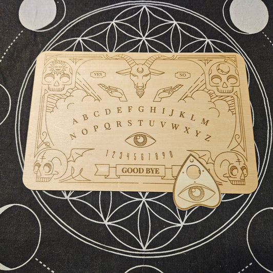Baphomet & Skulls Ouija Board