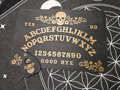 Skull & Flowers Ouija Board
