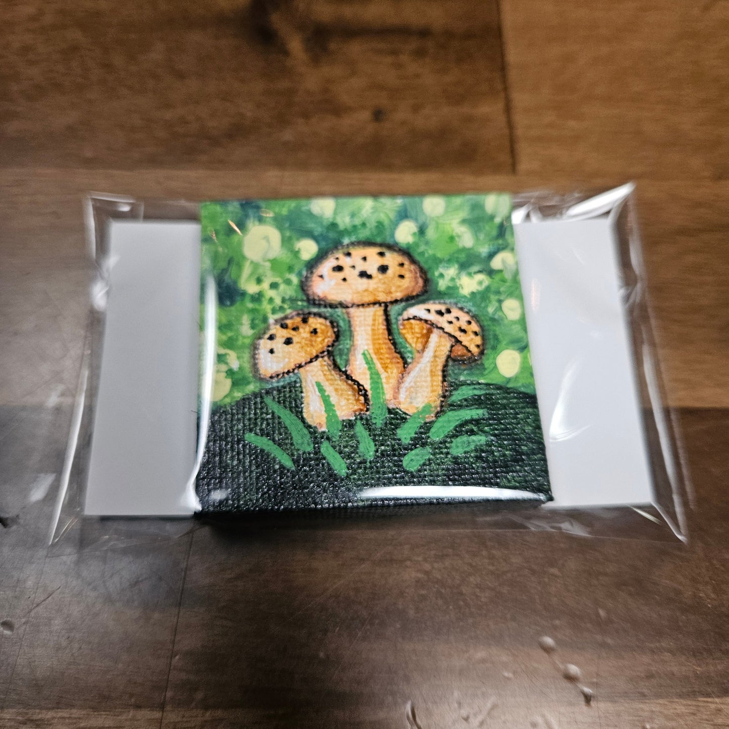 Mushroom Mini 2x2 Canvas Painting