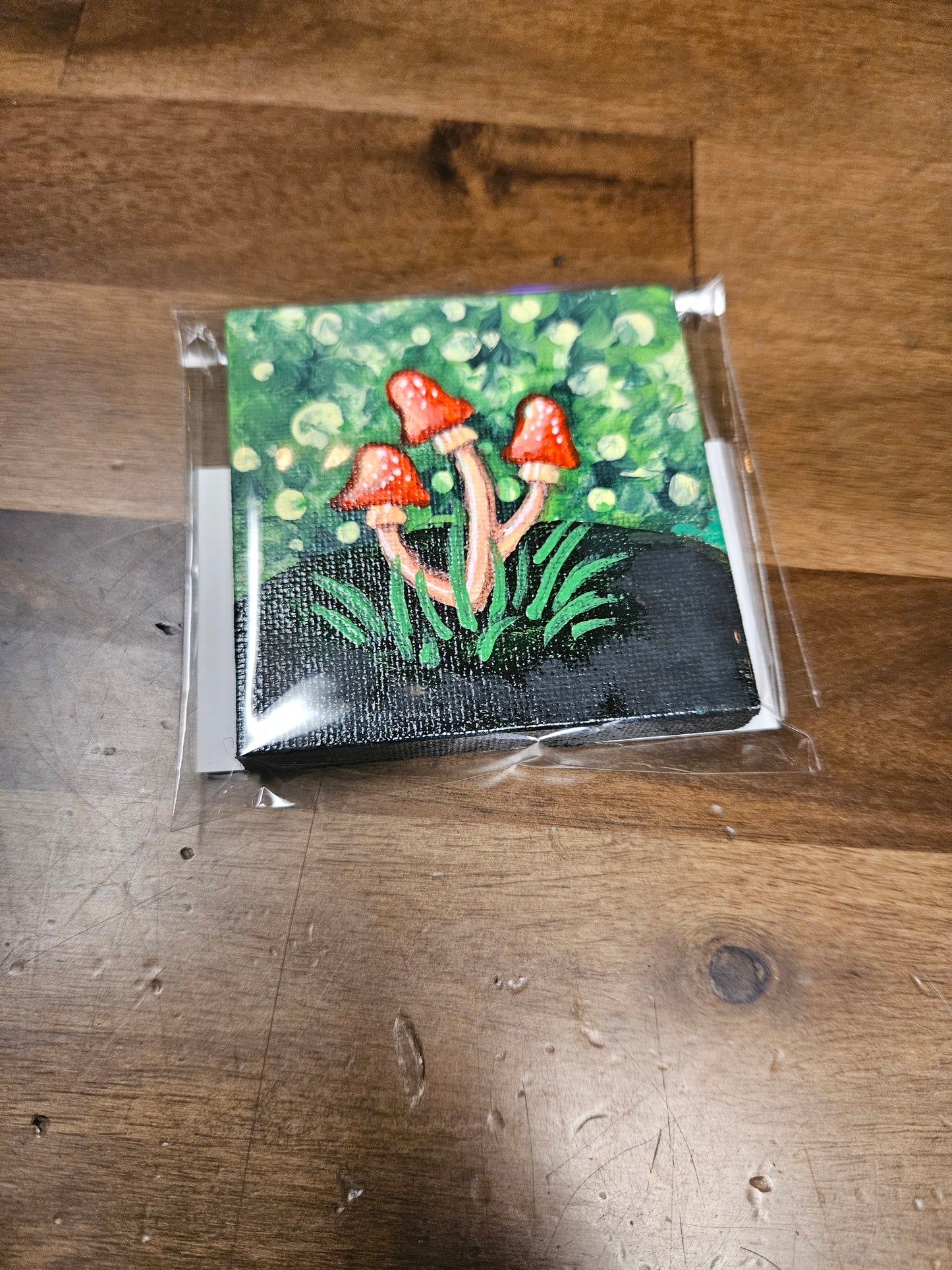 Mushroom Mini Canvas Painting