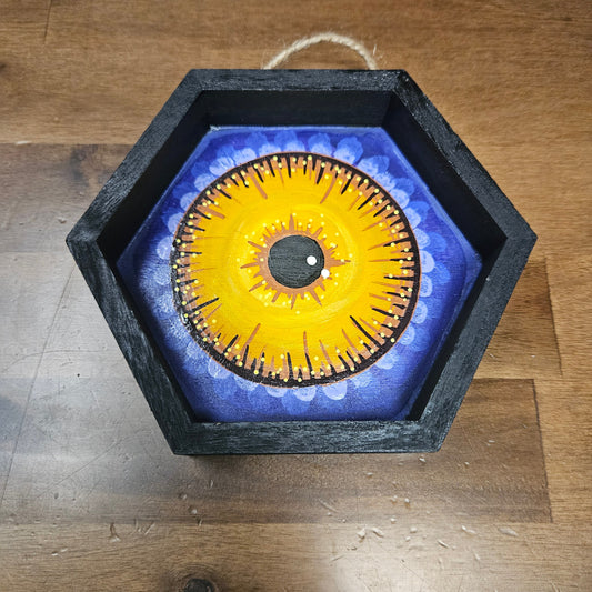 Eye Hexagon Painting