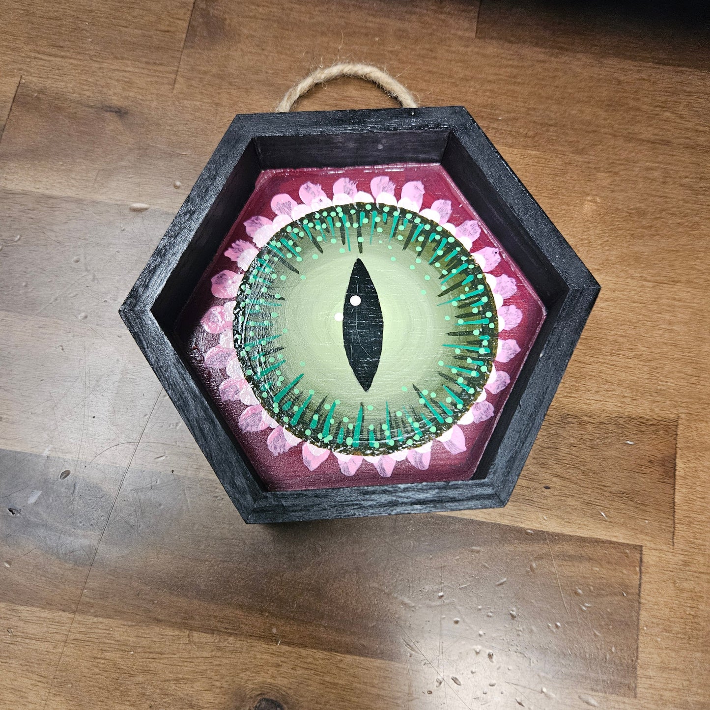 Eye Hexagon Painting